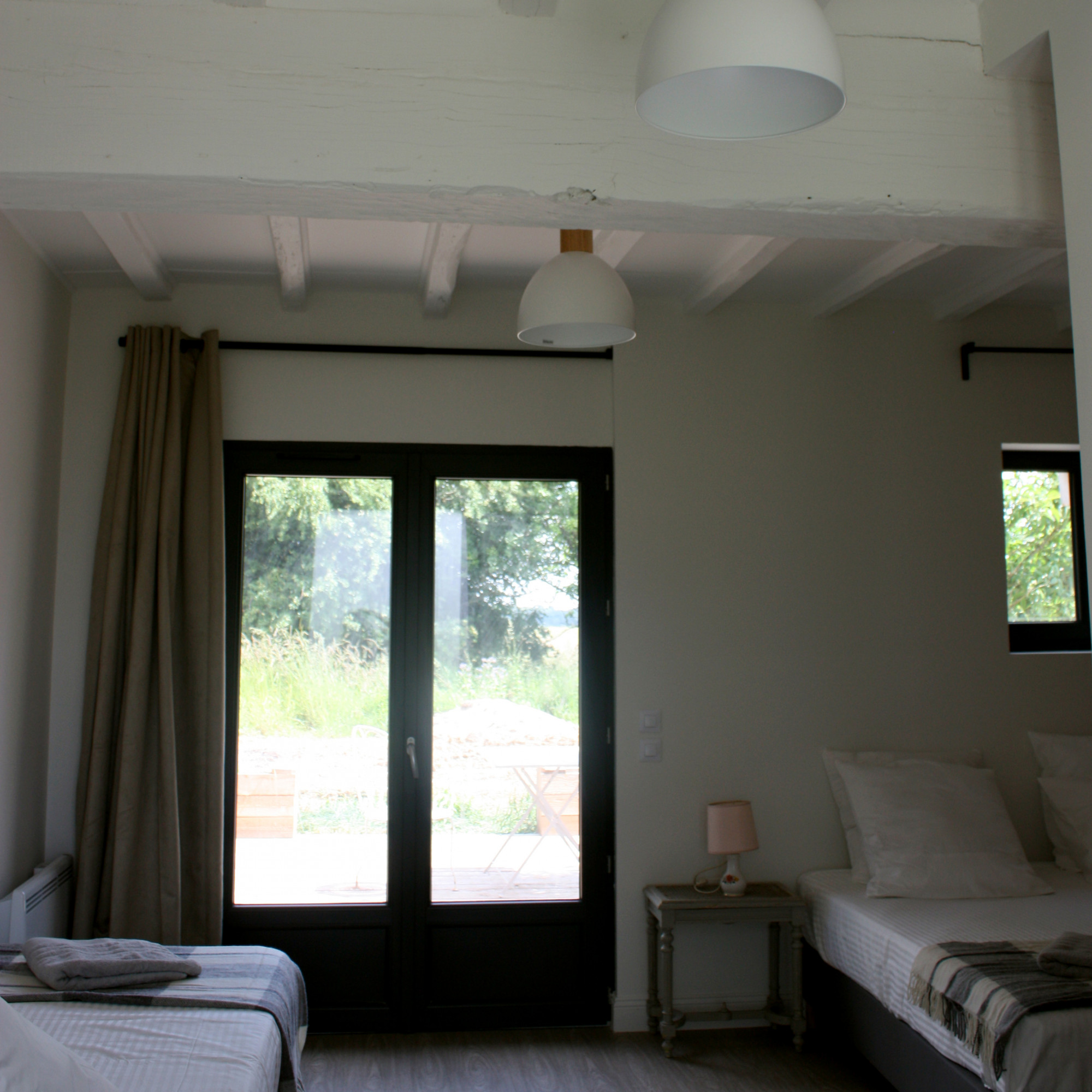 La chambre Agatha -Terrasse coté champ La chambre Agatha -Terrasse coté champ